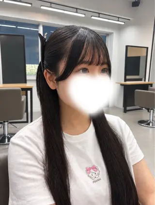 カラー 透明艶カラー☆ アレンジ🪽yuiのヘアスタイル