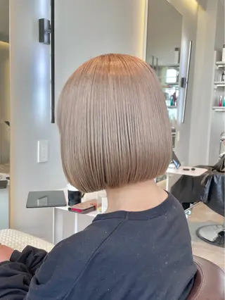 ショート 髪質改善ストレート 中林優太のヘアスタイル