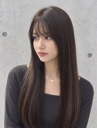 ミディアム カラー takagi nayuのヘアスタイル