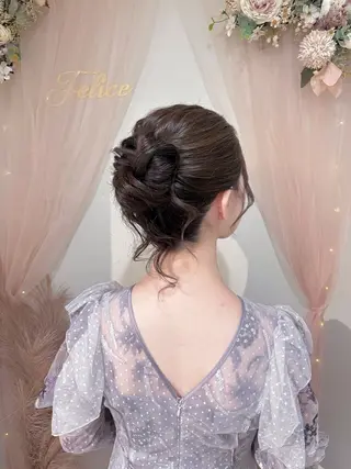 ヘアアレンジ 参列♡デートゆるふわ ヘアメイク🎀みゆうのヘアスタイル