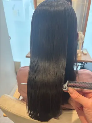 ロング KAEDE💖 縮毛矯正/艶カラーのヘアスタイル