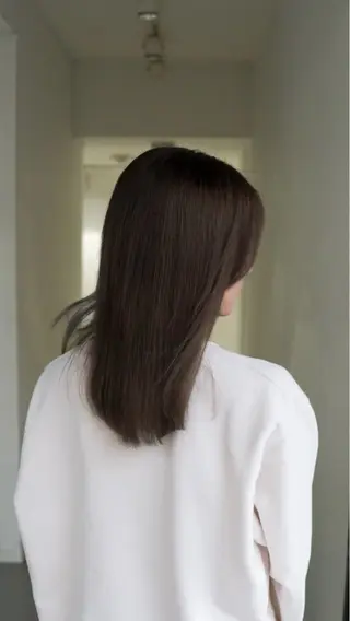 セミロング カラー 髪質改善/縮毛矯正 kyosukeのヘアスタイル