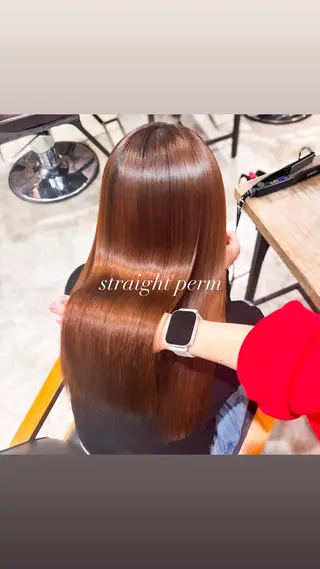 ロング パーマ 艶カラー🫧 猿渡 響のヘアスタイル