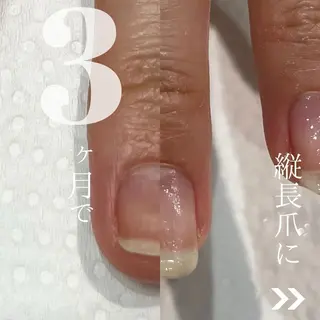 ネイル soa.Aika 自爪育成のネイルデザイン
