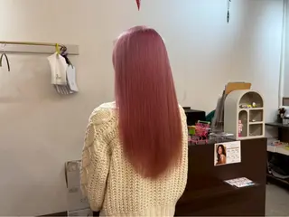 ロング カラー LUCK ユナのヘアスタイル