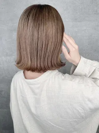 ミディアム カラー BUCKS【天王寺】 バックス【駅30秒】のヘアスタイル