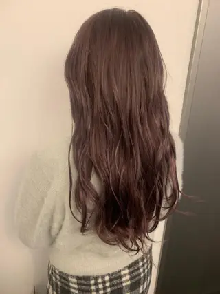 ロング カラー パーマ ヘアアレンジ Bianca 代表 硲 貴亮【東武練馬】のヘアスタイル