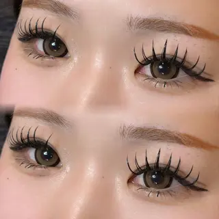 マツエク・マツパ 𝐘𝐮𝐢🩶梅田 束感まつエク♡まつパのマツエク・マツパデザイン