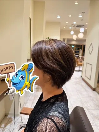 ショート カラー Blossom 大山imafujiのヘアスタイル