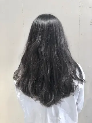 セミロング カラー パーマ ヘアアレンジ 【ツヤ髪美容師】 ツダケイスケのヘアスタイル