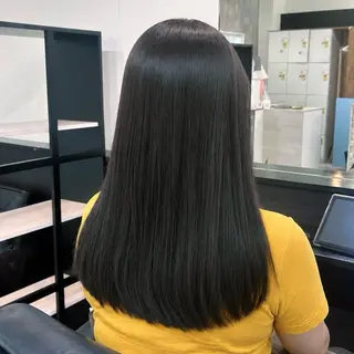 ロング カラー 透明感カラー 髪質 改善 Wカラー原心愛のヘアスタイル
