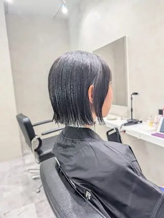 ミディアム カラー 髪質改善/ 上村旺武のヘアスタイル