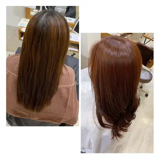 カラー 荻野 栞のヘアスタイル