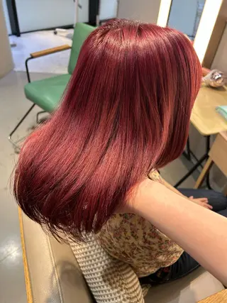 セミロング カラー Hotaru/梅田 /茶屋町のヘアスタイル