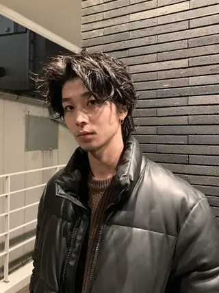 パーマ メンズ 佐藤大翔🌐縮毛矯正 🌐メンズパーマのヘアスタイル