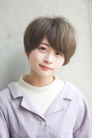 ショート カラー *くせ毛に特化* 【yun】のヘアスタイル