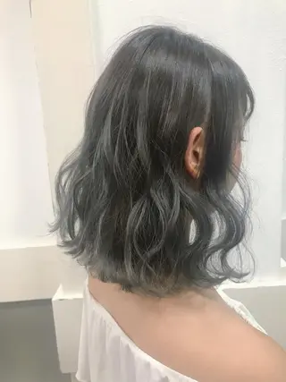 ミディアム カラー ヘアアレンジ GiseL天神カラー 髪質改善/ブリーチのヘアスタイル