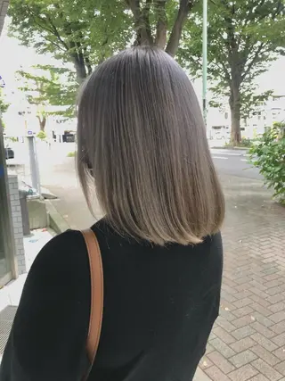 セミロング カラー 🤎ベージュカラー/ 髪質改善/山岸🤎のヘアスタイル