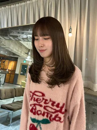ロング カラー 海外レイヤー /NAGISAのヘアスタイル