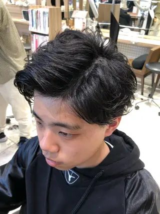 ショート パーマ ヘアアレンジ メンズ メンズパーマ特化/ メッシュ/薫/店長のヘアスタイル