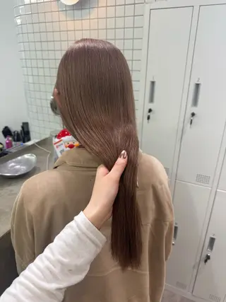 ロング カラー ハイトーン/ピンク カラー/めい🎀のヘアスタイル