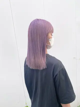 ミディアム カラー ウチダ ユウヤのヘアスタイル