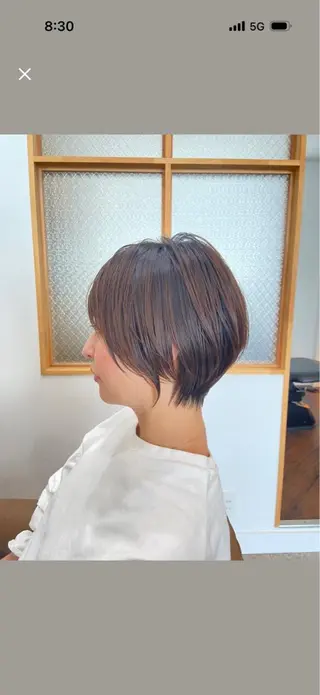 ショート ショート/縮毛矯正 /白髪染め/YUUのヘアスタイル