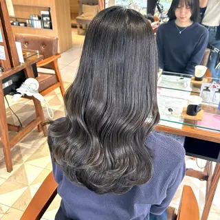 ロング カラー ヘアアレンジ 吉水 彩乃 /ボブ/艶感カラーのヘアスタイル