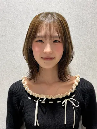 ミディアム ボブ&寒色🎐ᩚ 短髪 COCOROのヘアスタイル