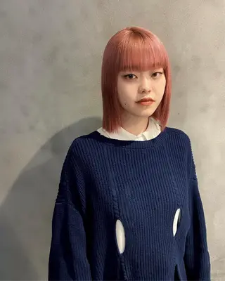 ショート カラー 茉樹@pullnoc /新宿/ボブ/モードのヘアスタイル
