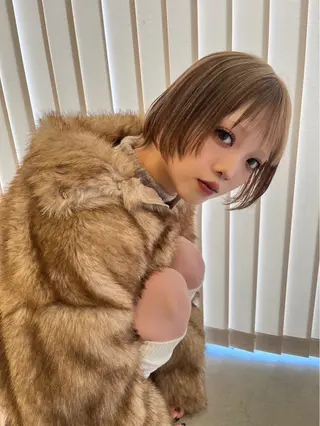 ショート 松下 鈴のヘアスタイル