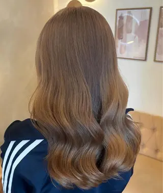 セミロング カラー モデル募集/ yuna🤍🎀のヘアスタイル