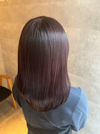 セミロング カラー MARIA / BRICKのヘアスタイル