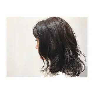 ミディアム パーマ くるくるパーマ aikoのヘアスタイル