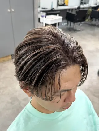 パーマ メンズ ハイトーンカラー りゅうたのヘアスタイル