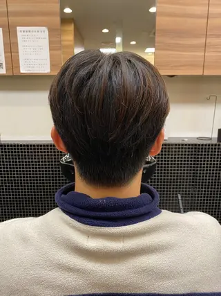 ショート メンズ メンズパーマモデル 大募集中のヘアスタイル