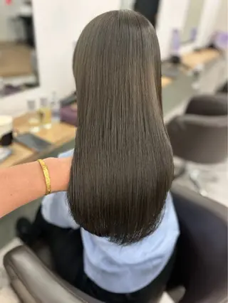 ロング 🎀暖色カラー🎀 韓国ヘア まなかのヘアスタイル