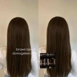 ロング カラー 松井 詩織のヘアスタイル
