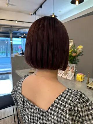 ショート sato ayaka |透明感カラー🫧のヘアスタイル
