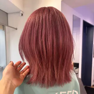 ミディアム カラー ブリーチ/デザイン 🎀Kanoのヘアスタイル