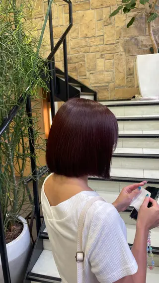 カラー mira🎀 ┊︎透明感カラー🫧のヘアスタイル