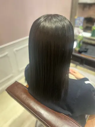 カラー 透明感カラー yuzuna♩のヘアスタイル