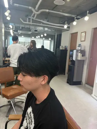 パーマ メンズ 下北沢メンズパーマ 特化園田 楓莉のヘアスタイル
