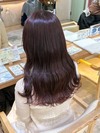 ミディアム カラー riho🎀 / 梅田美容室のヘアスタイル