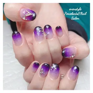 ミディアム ネイル 🐾enen style 🐾のネイルデザイン