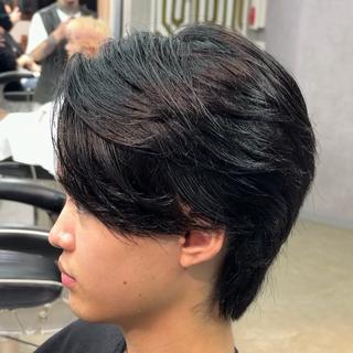 ミディアム パーマ メンズ メンズサロン👨 カットパーマ特化涼太のヘアスタイル