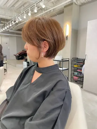 ショート 江崎 良のヘアスタイル