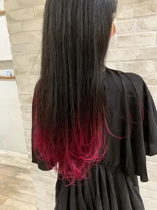 ロング カラー 大人レイヤー×艶髪 小久保　春暁のヘアスタイル