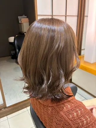 ミディアム カラー yui| カラーモデルのヘアスタイル