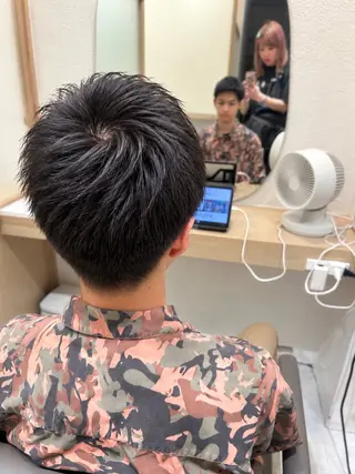 ショート メンズ 久木原 ゆりのヘアスタイル